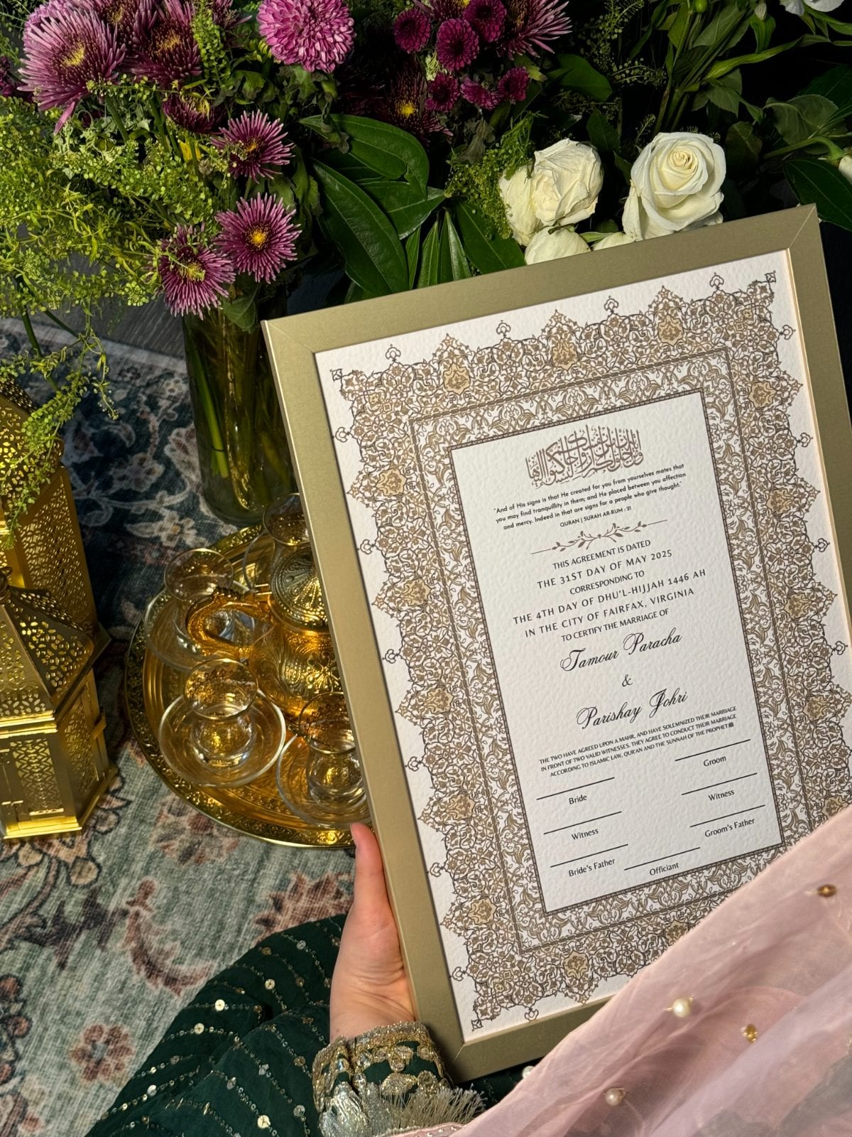 Qubool Crafts | Nikkah Contracts, Ring Trays and Invitation/Stationary, photo 2