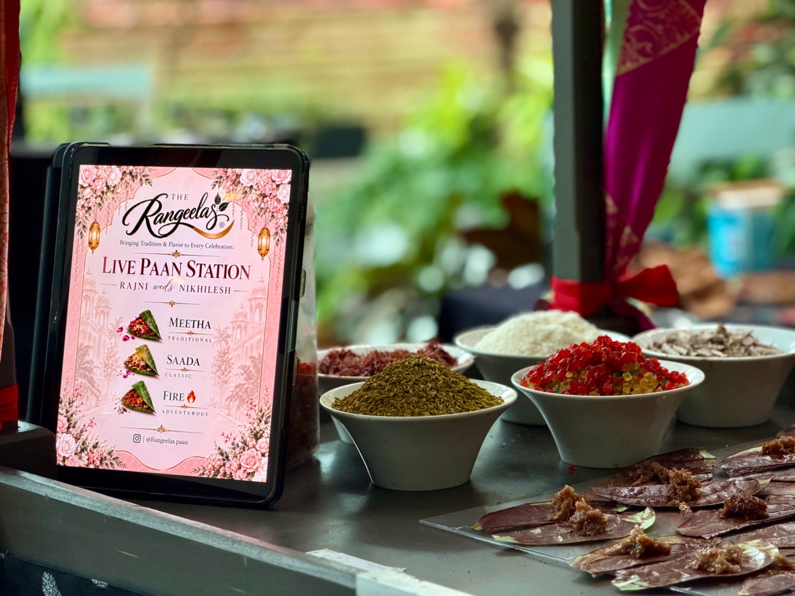 The Rangeelas | Live Paan Station with Decorated Cart, Masala Soda, Sugarcane Juice, and Ice-Gola., photo 3