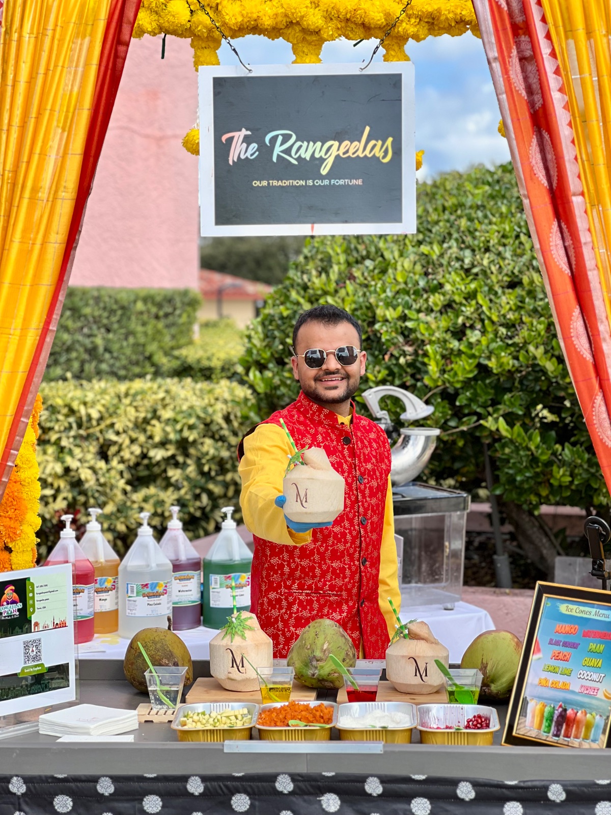The Rangeelas | Live Paan Station with Decorated Cart, Masala Soda, Sugarcane Juice, and Ice-Gola., photo 25