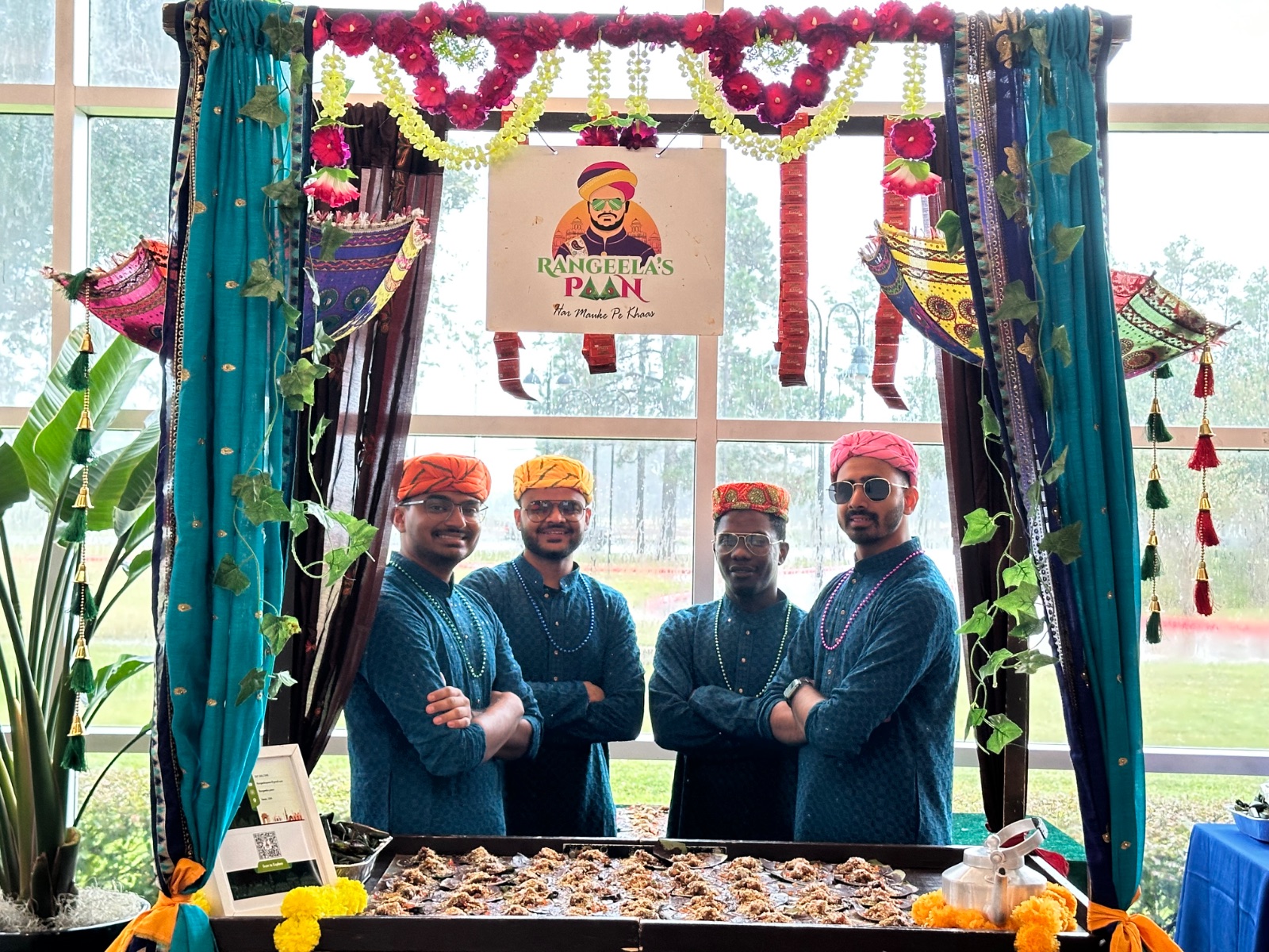The Rangeelas | Live Paan Station with Decorated Cart, Masala Soda, Sugarcane Juice, and Ice-Gola., photo 34