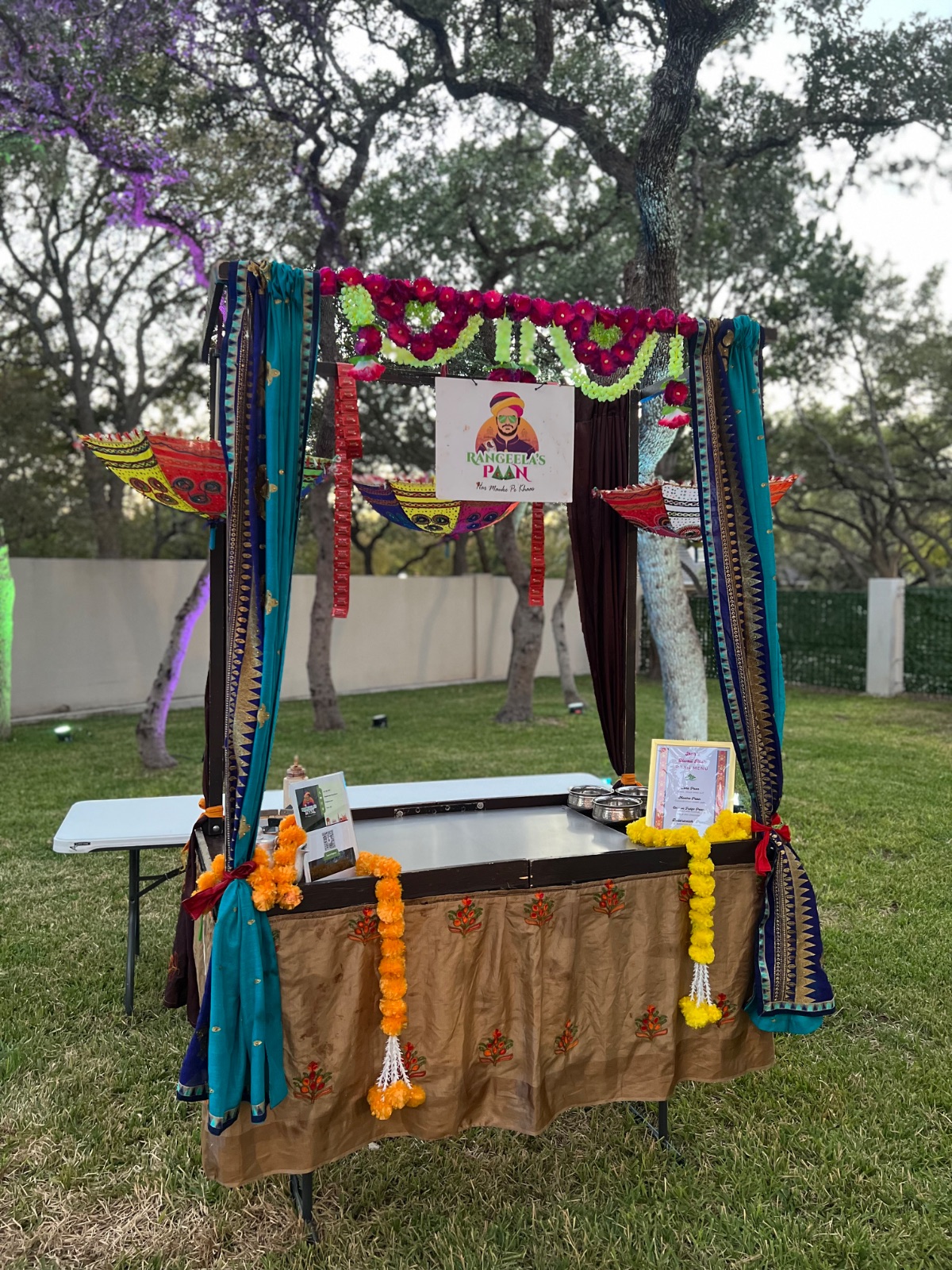 The Rangeelas | Live Paan Station with Decorated Cart, Masala Soda, Sugarcane Juice, and Ice-Gola., photo 35