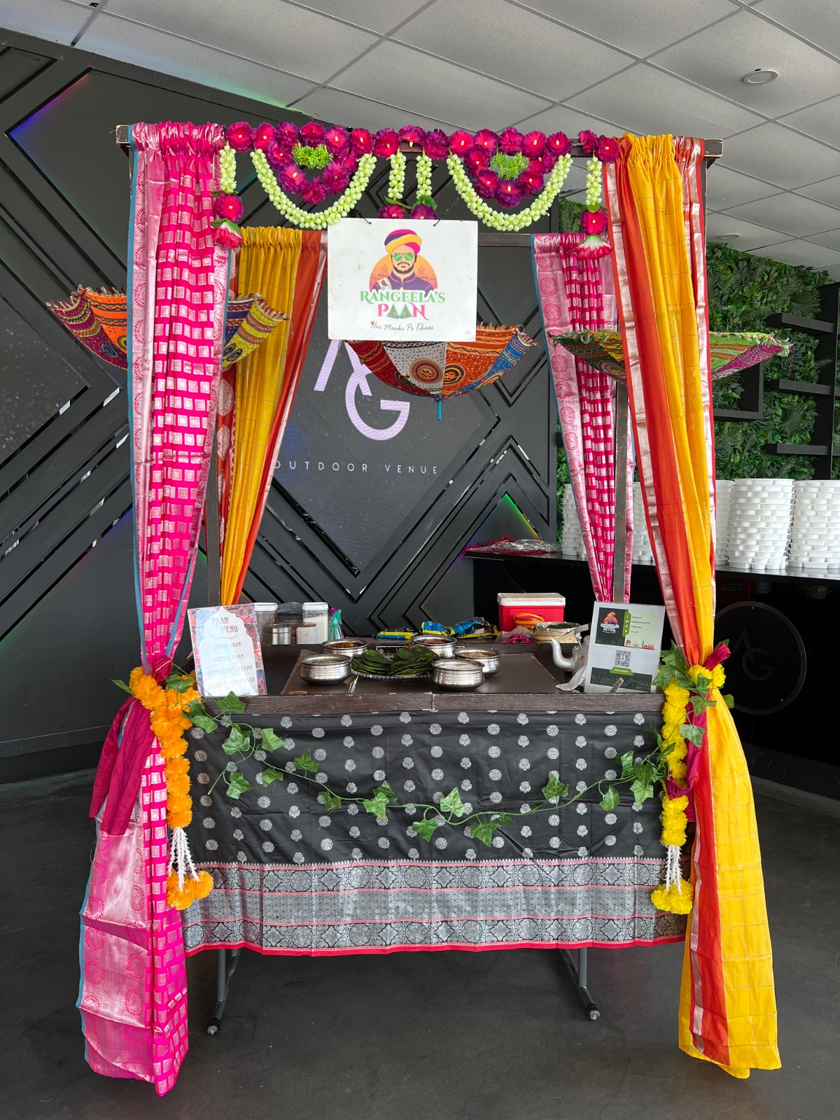 The Rangeelas | Live Paan Station with Decorated Cart, Masala Soda, Sugarcane Juice, and Ice-Gola., photo 37